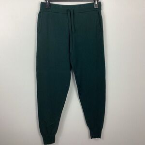 Minnie Rose Cotton Cashmere Blend Frayed Joggers Size Medium